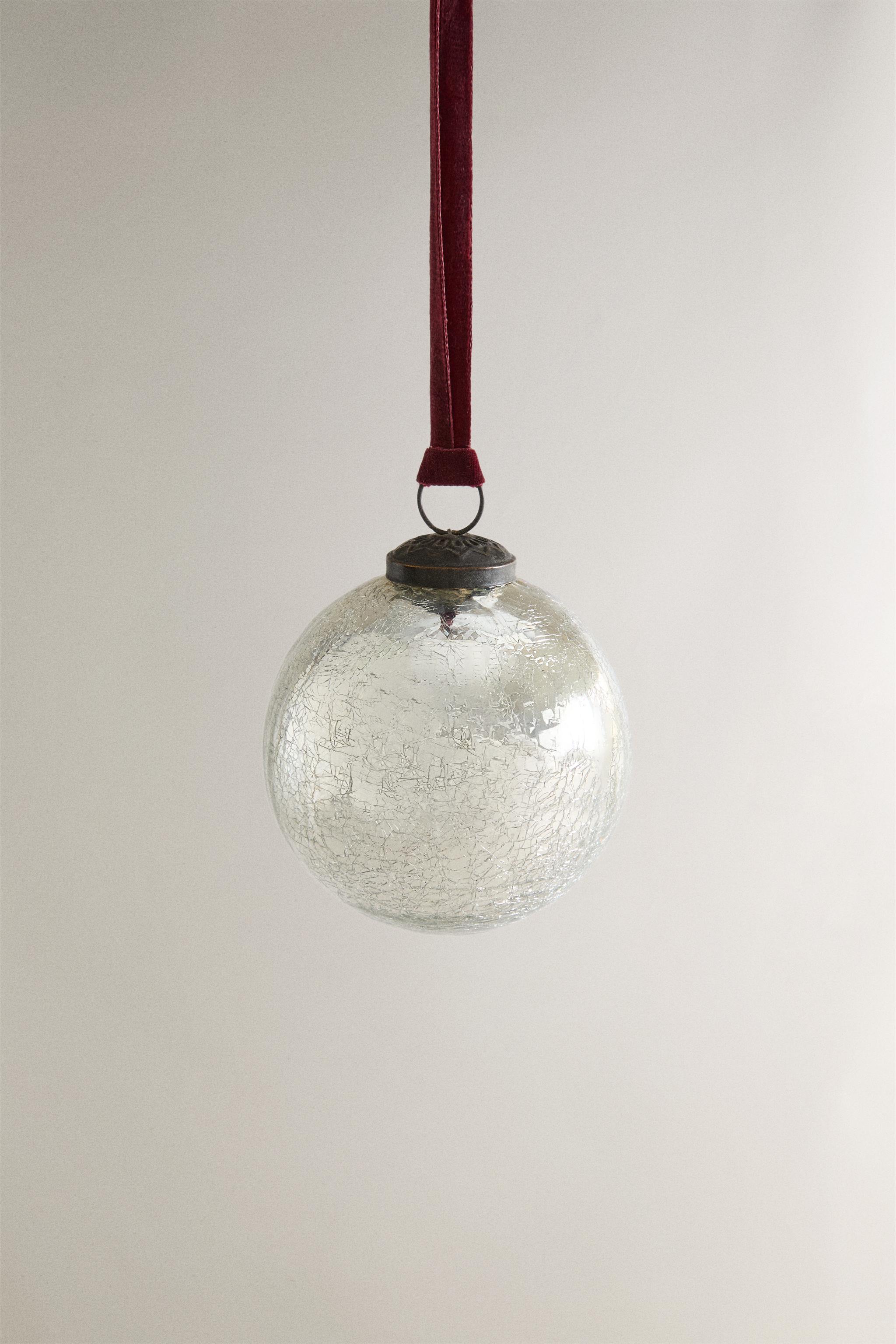 MERCURIZED CHRISTMAS TREE BALL ORNAMENT
